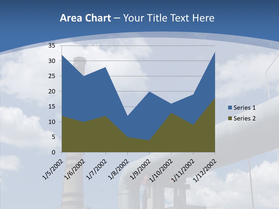 Carbon Cloud Reactor PowerPoint Template