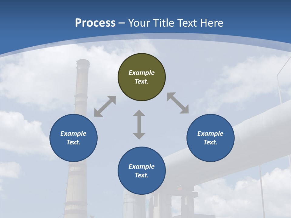 Carbon Cloud Reactor PowerPoint Template