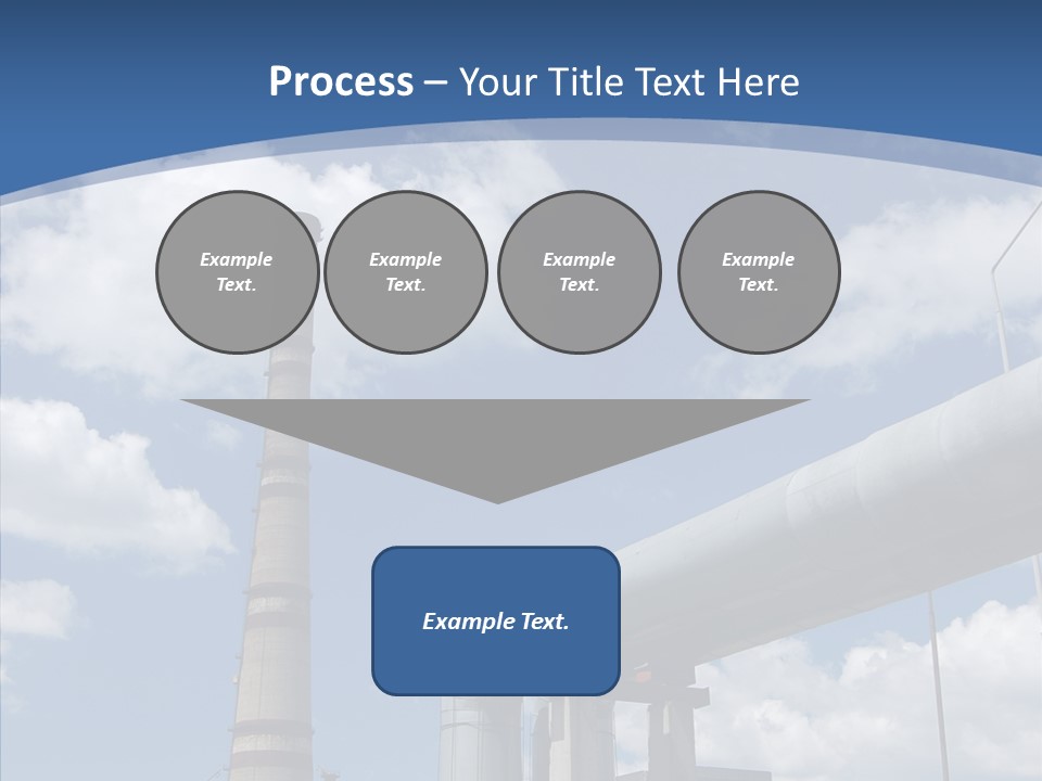 Carbon Cloud Reactor PowerPoint Template
