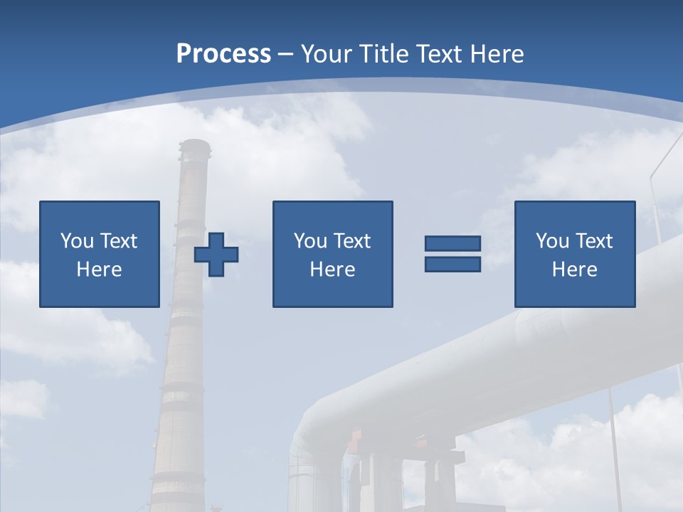 Carbon Cloud Reactor PowerPoint Template