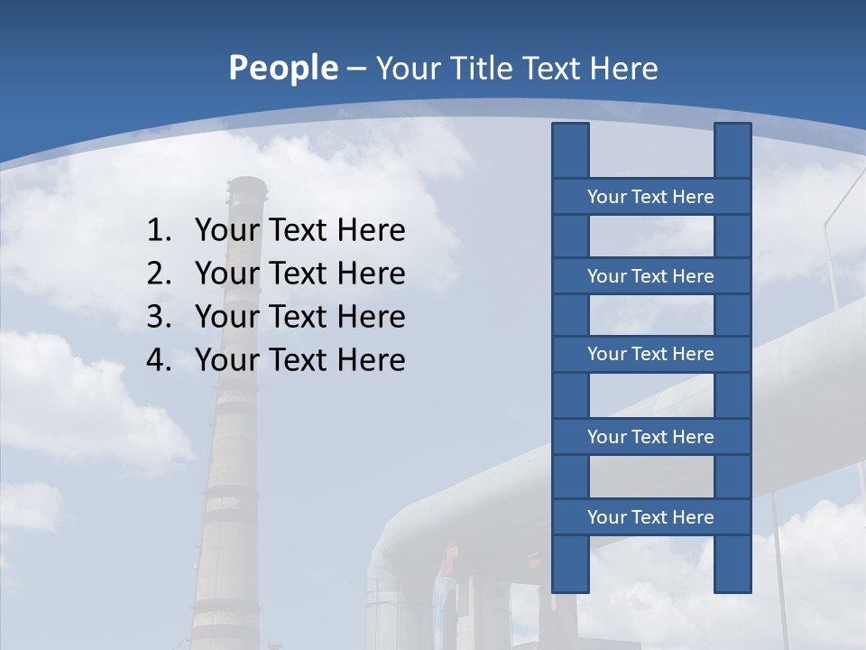 Carbon Cloud Reactor PowerPoint Template