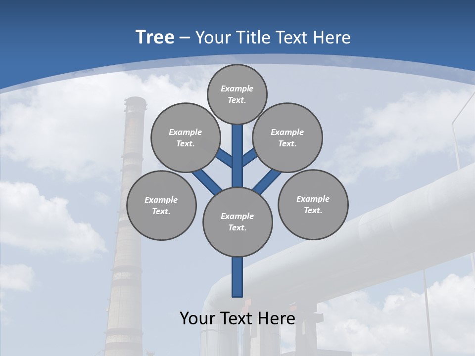 Carbon Cloud Reactor PowerPoint Template