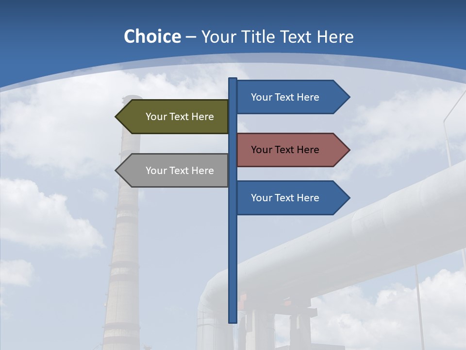 Carbon Cloud Reactor PowerPoint Template