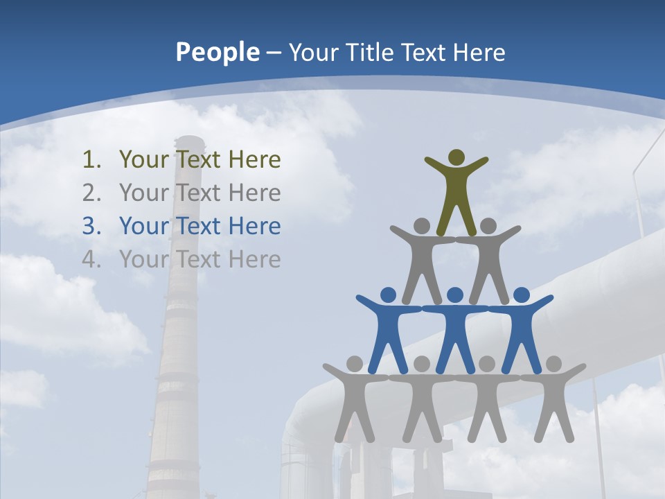 Carbon Cloud Reactor PowerPoint Template