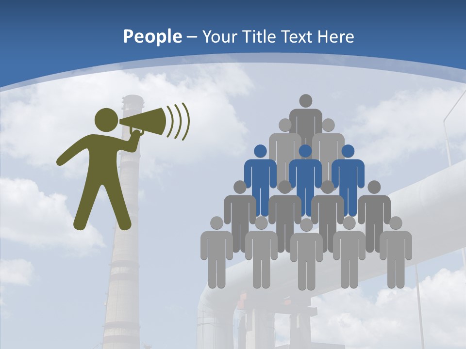 Carbon Cloud Reactor PowerPoint Template