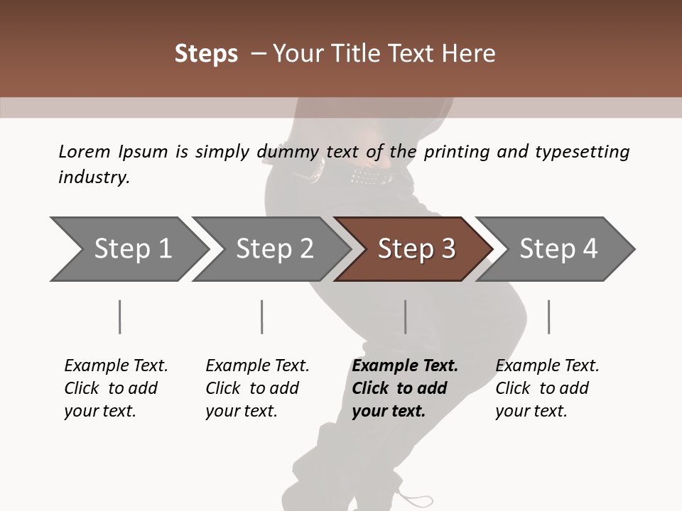 Action Fashion Suit PowerPoint Template