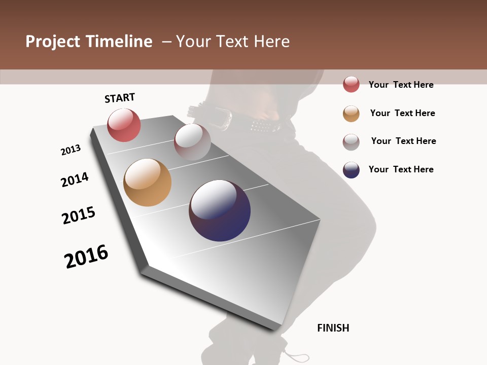 Action Fashion Suit PowerPoint Template