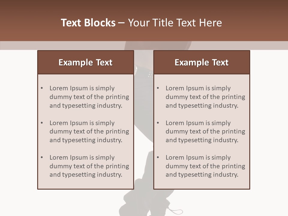 Action Fashion Suit PowerPoint Template