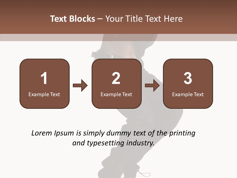 Action Fashion Suit PowerPoint Template