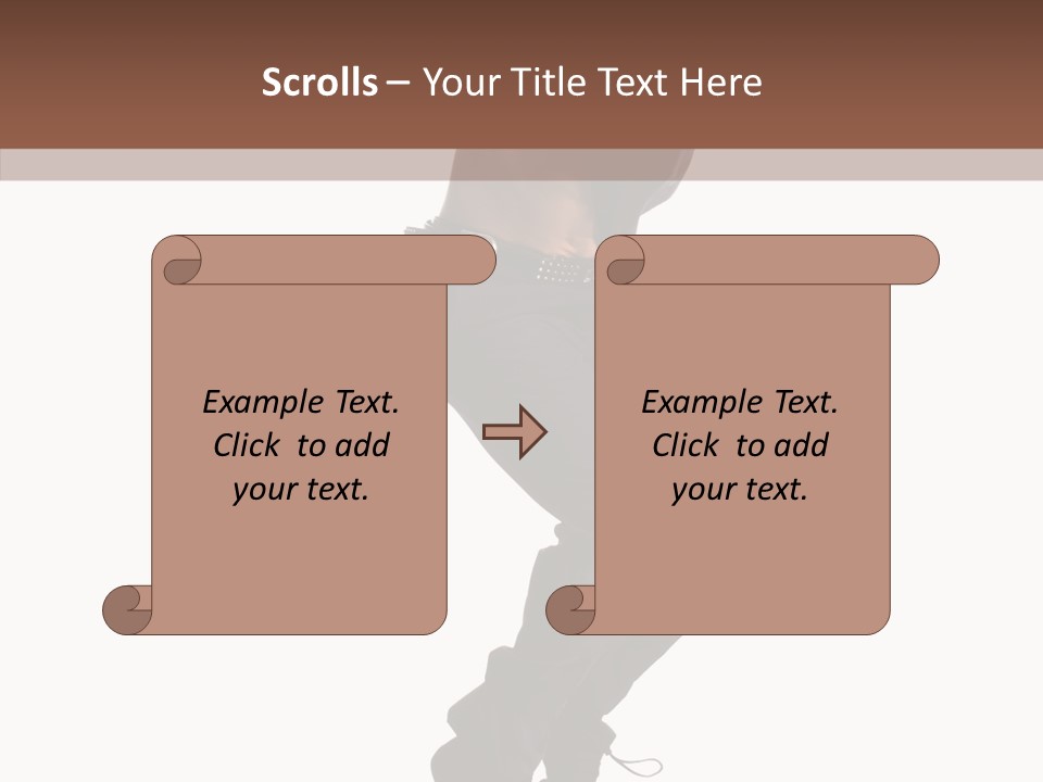 Action Fashion Suit PowerPoint Template
