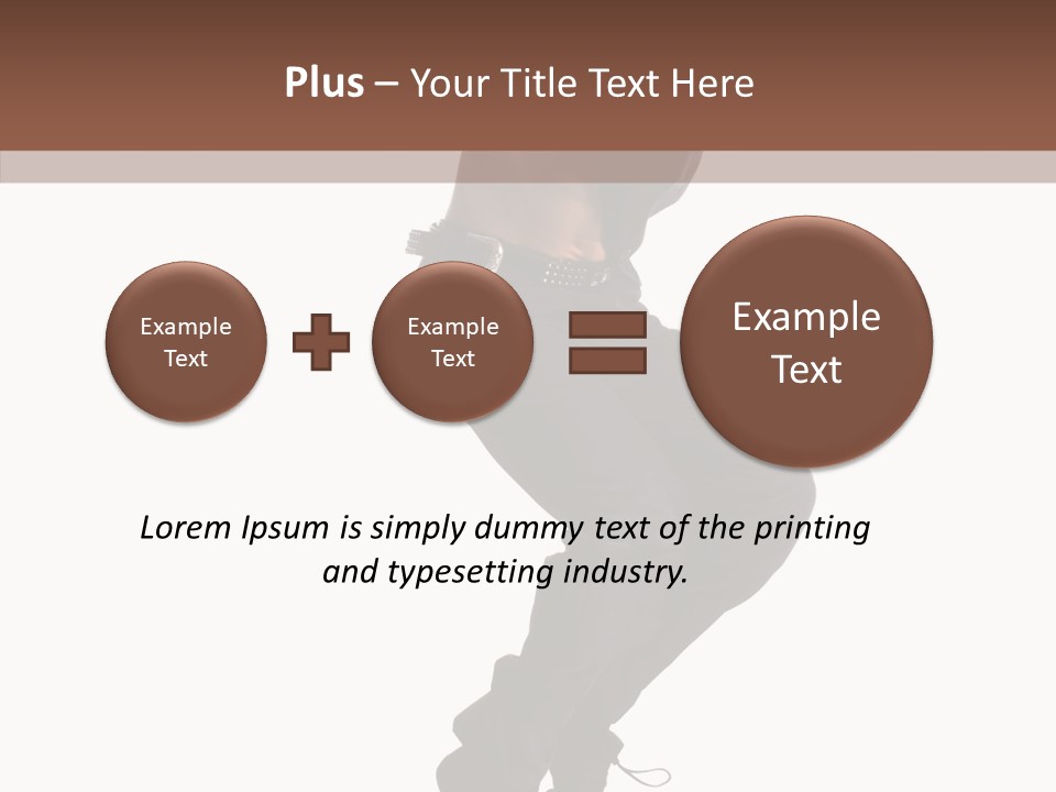 Action Fashion Suit PowerPoint Template