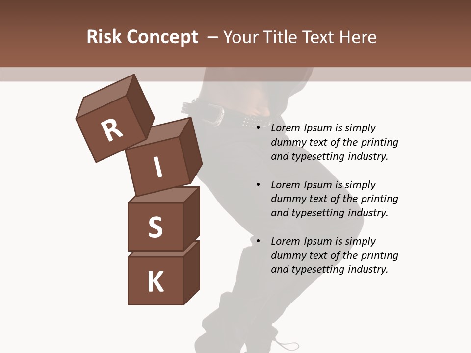 Action Fashion Suit PowerPoint Template