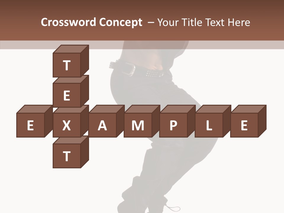 Action Fashion Suit PowerPoint Template