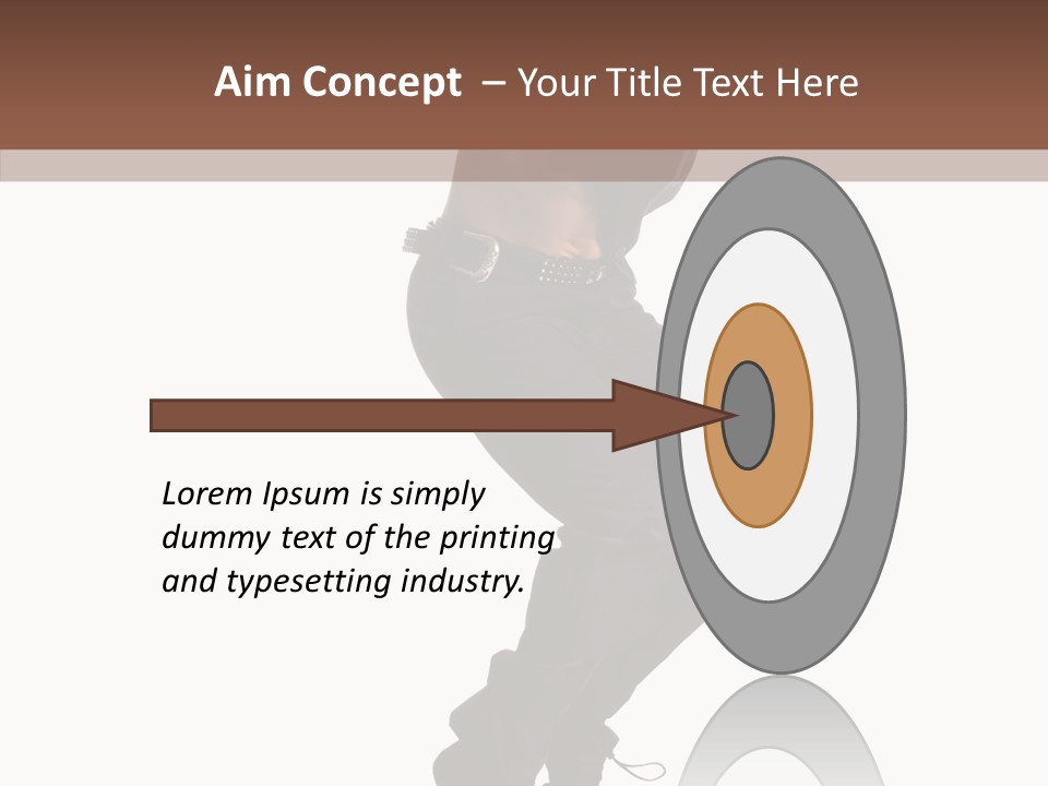 Action Fashion Suit PowerPoint Template