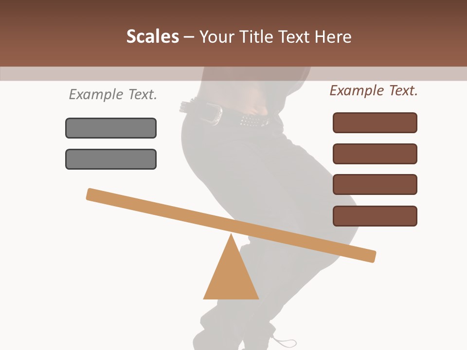 Action Fashion Suit PowerPoint Template