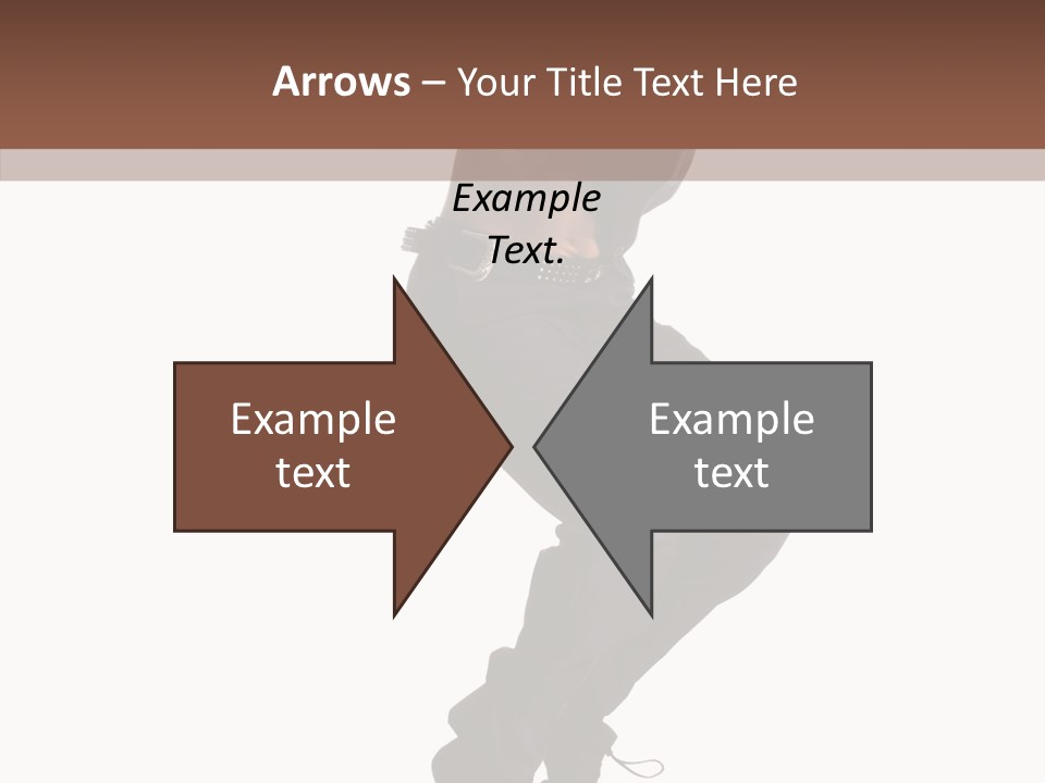 Action Fashion Suit PowerPoint Template