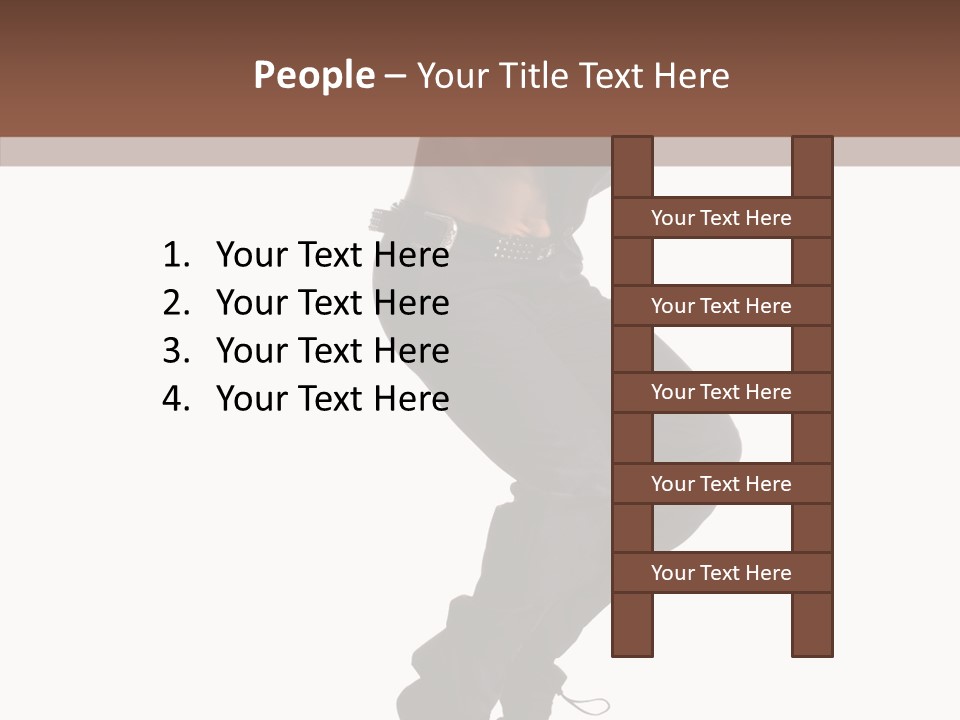 Action Fashion Suit PowerPoint Template