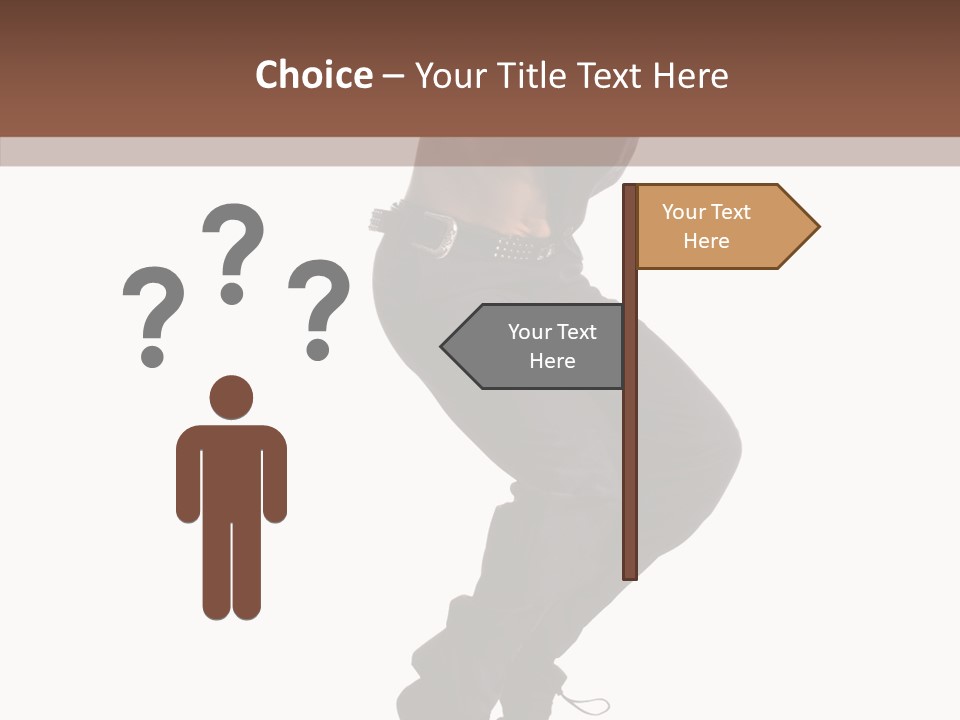 Action Fashion Suit PowerPoint Template