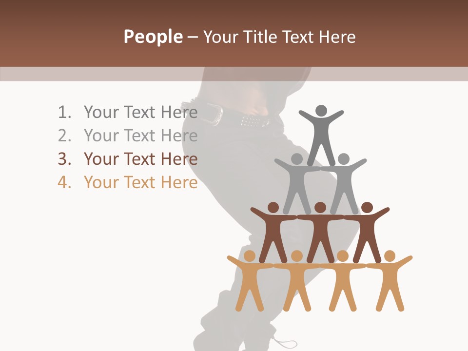 Action Fashion Suit PowerPoint Template