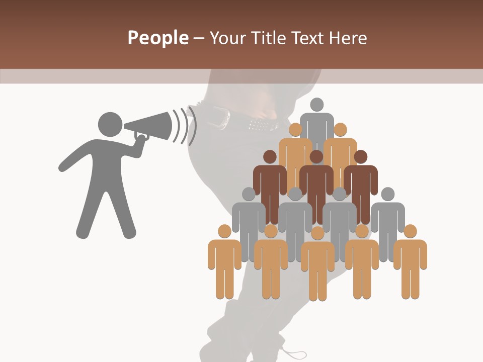 Action Fashion Suit PowerPoint Template