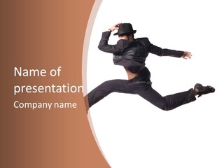 Dancer Macho Male PowerPoint Template