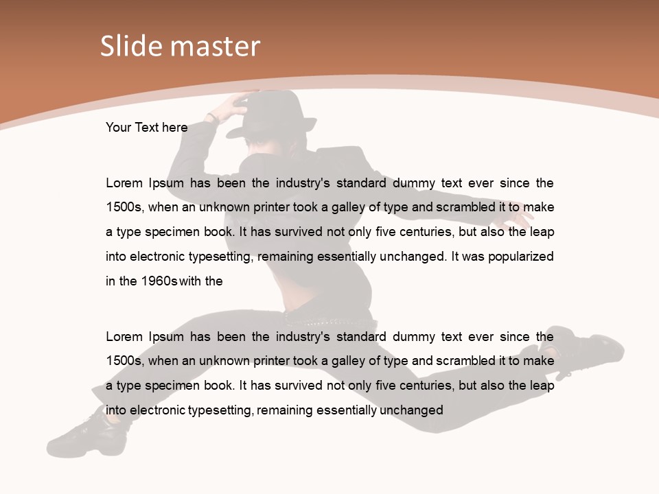 Dancer Macho Male PowerPoint Template