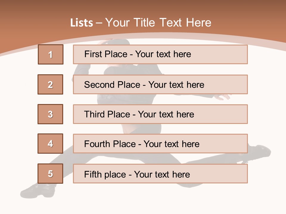 Dancer Macho Male PowerPoint Template