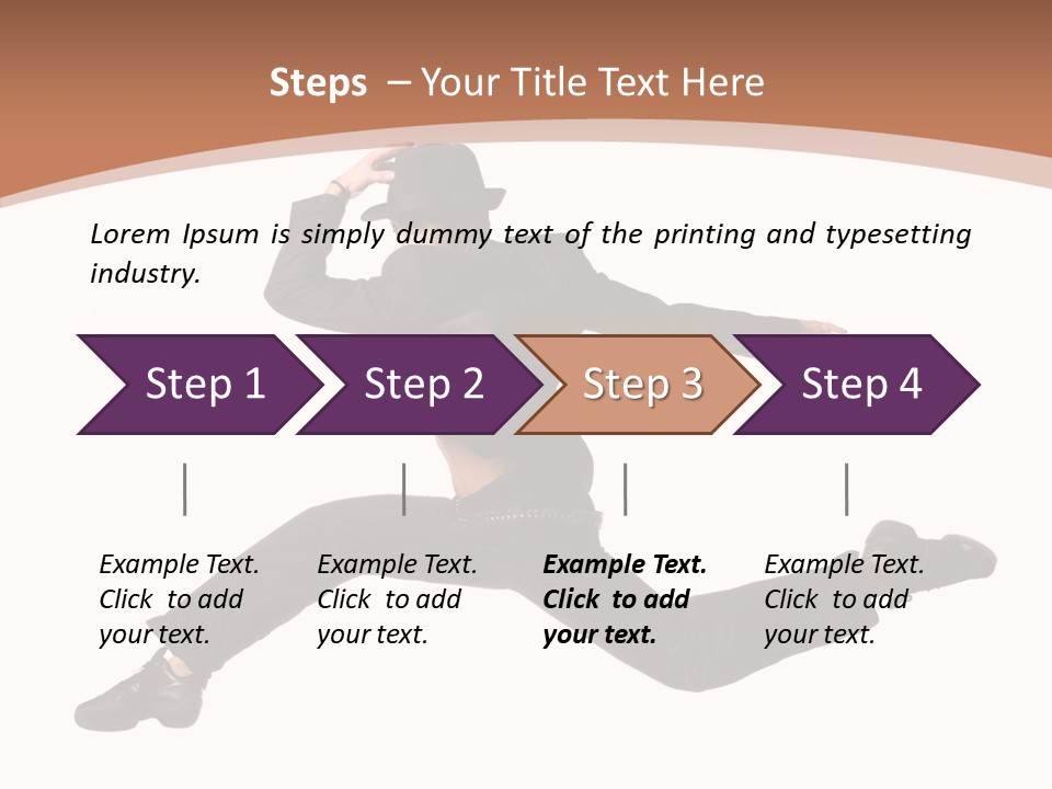 Dancer Macho Male PowerPoint Template