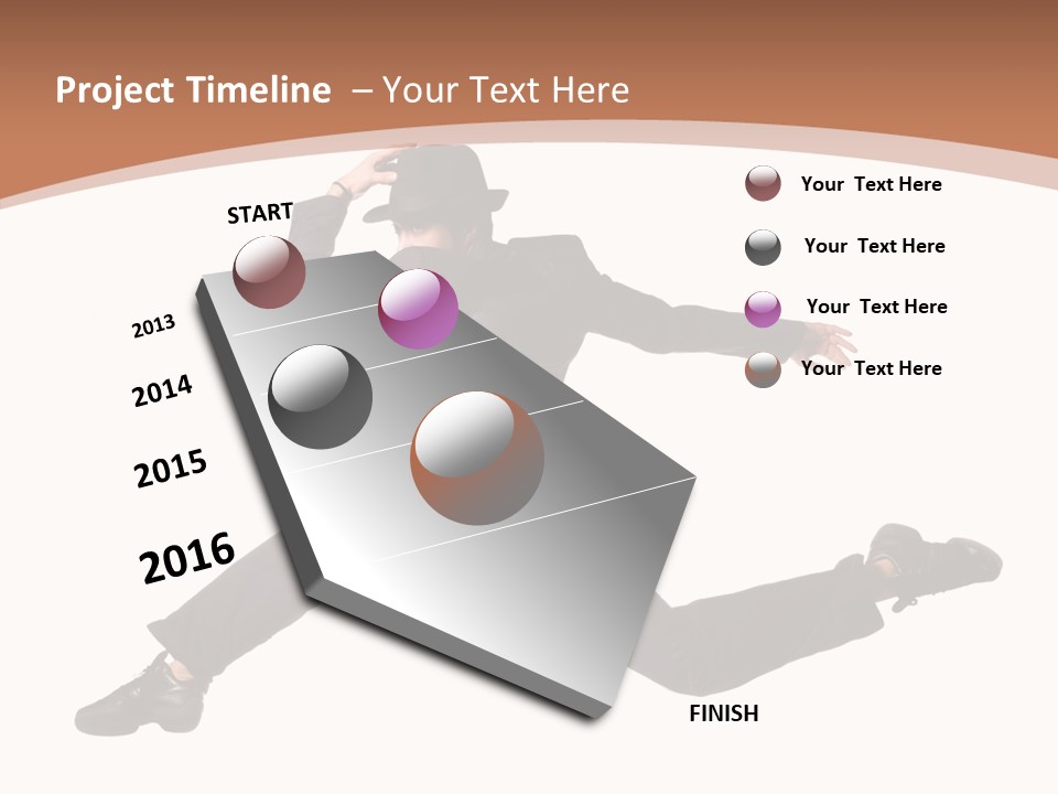 Dancer Macho Male PowerPoint Template