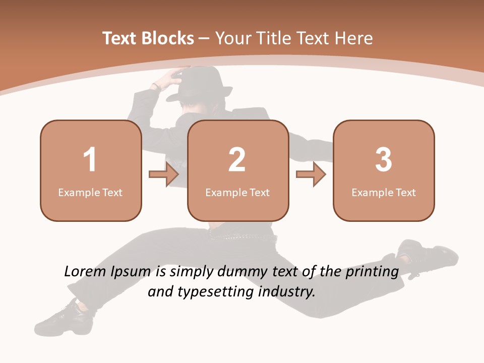 Dancer Macho Male PowerPoint Template