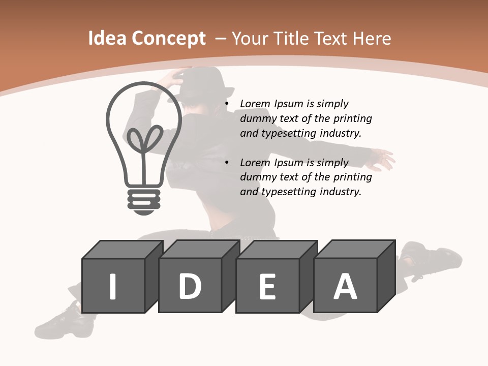 Dancer Macho Male PowerPoint Template