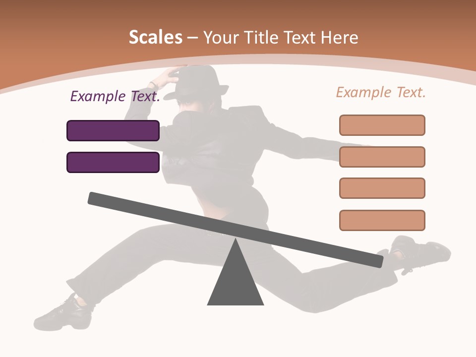 Dancer Macho Male PowerPoint Template