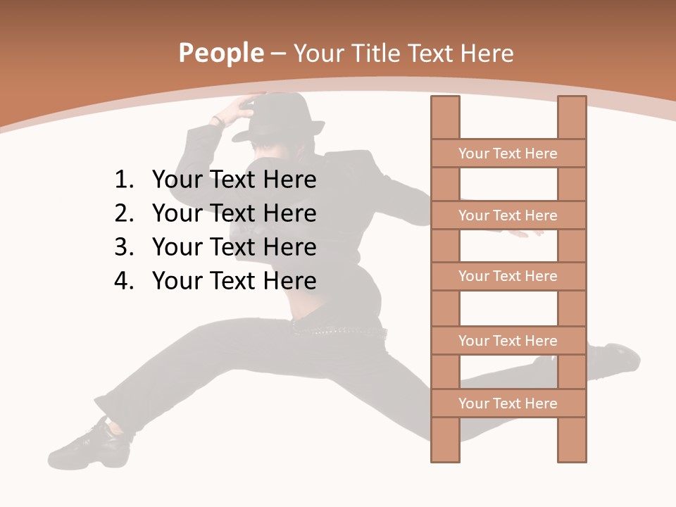 Dancer Macho Male PowerPoint Template