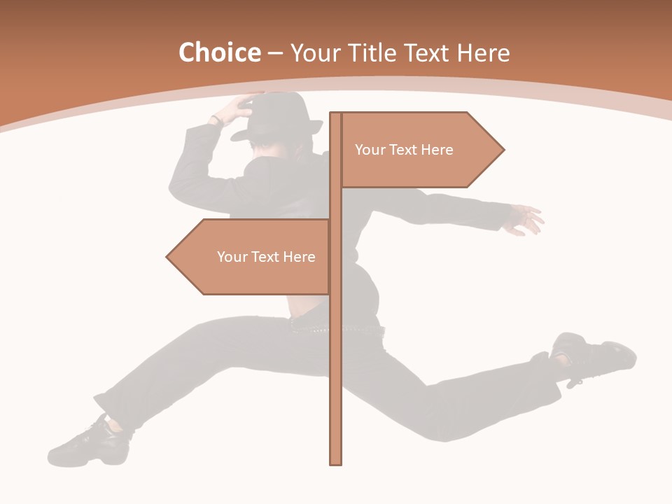 Dancer Macho Male PowerPoint Template