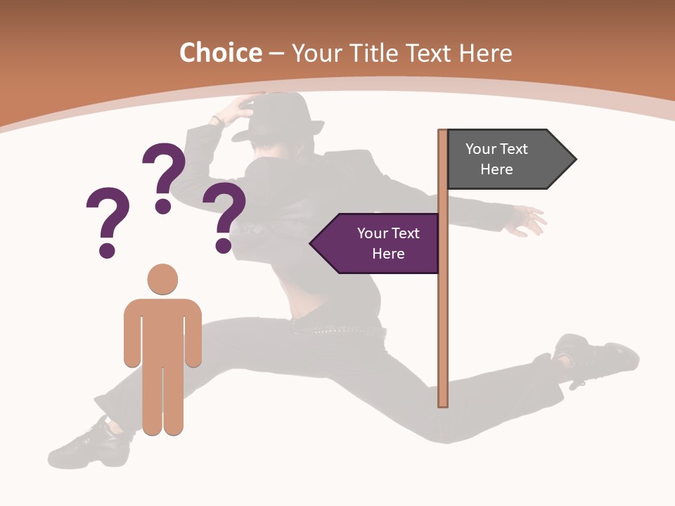 Dancer Macho Male PowerPoint Template