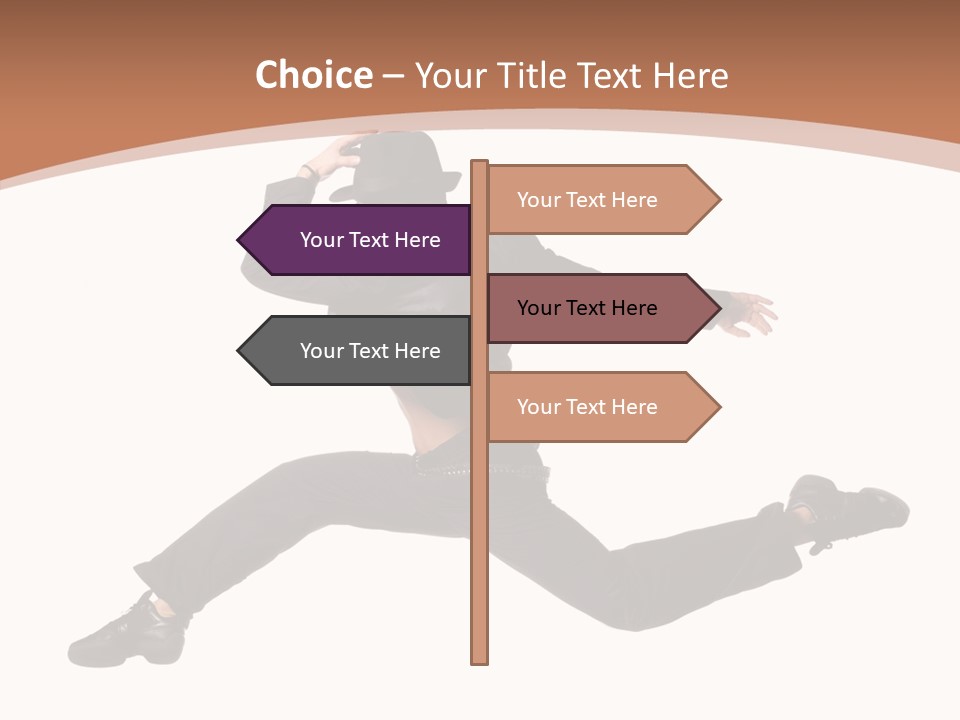 Dancer Macho Male PowerPoint Template