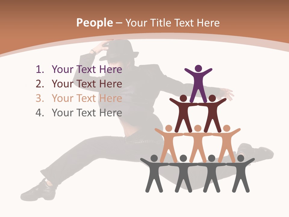 Dancer Macho Male PowerPoint Template