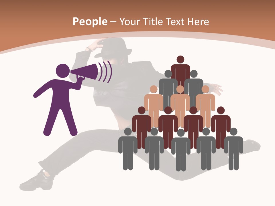 Dancer Macho Male PowerPoint Template