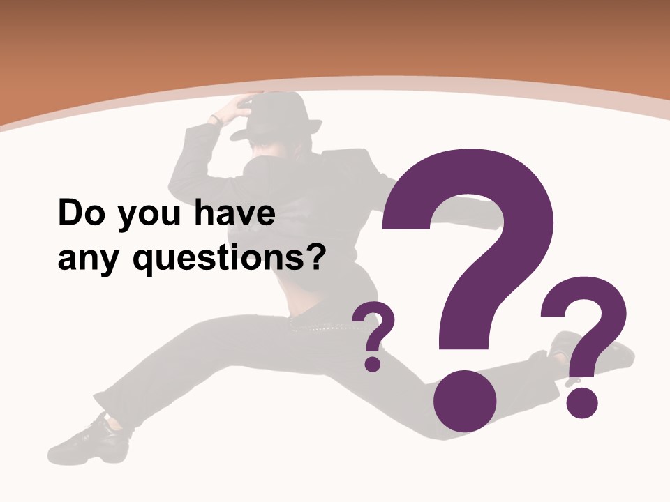 Dancer Macho Male PowerPoint Template