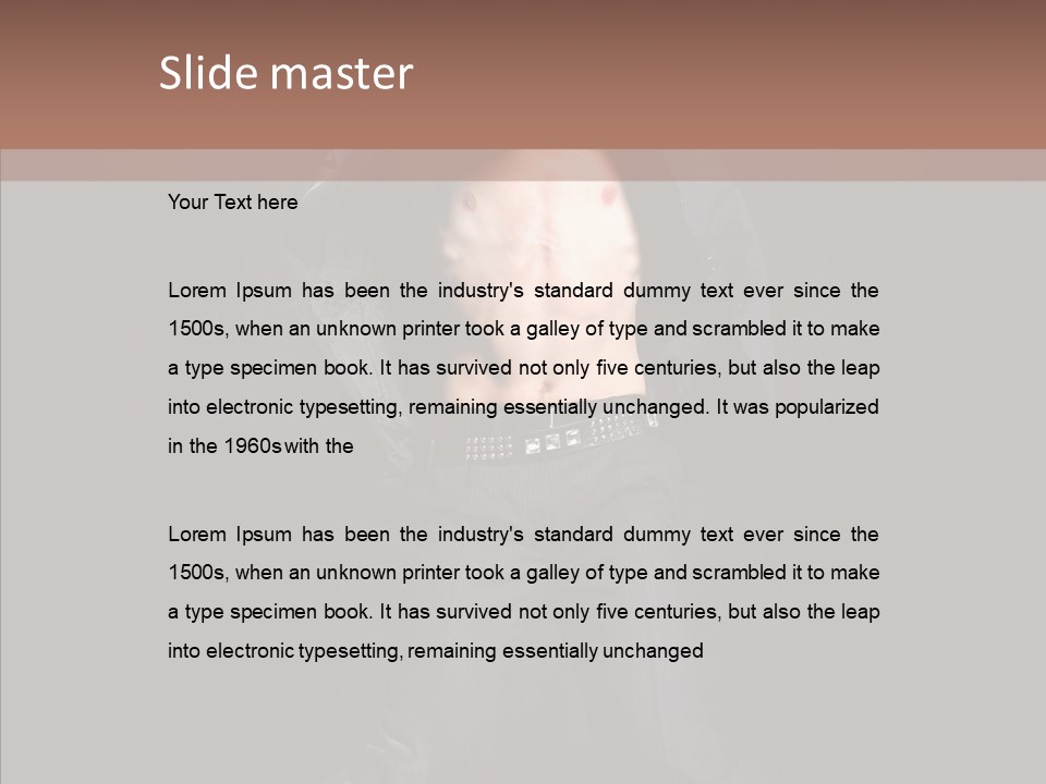 Businessman Elegance Modern PowerPoint Template