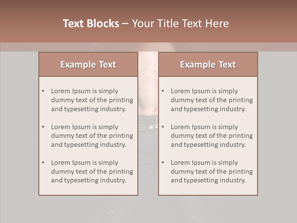 Businessman Elegance Modern PowerPoint Template