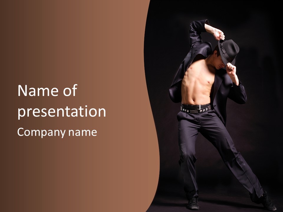 Performer Motion Grace PowerPoint Template