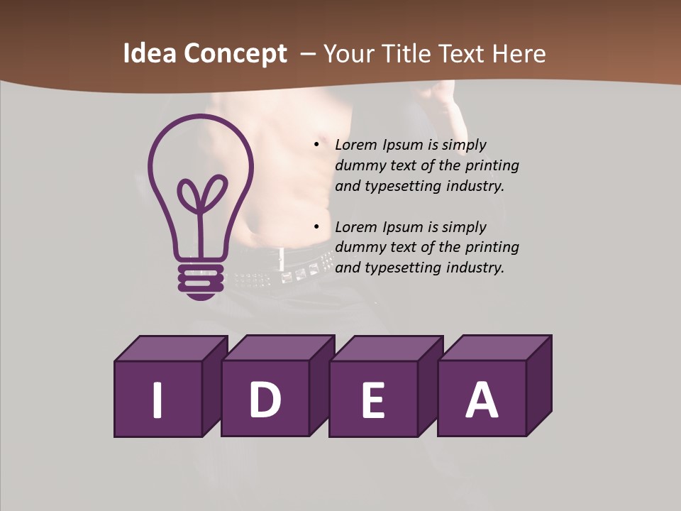 Performer Motion Grace PowerPoint Template