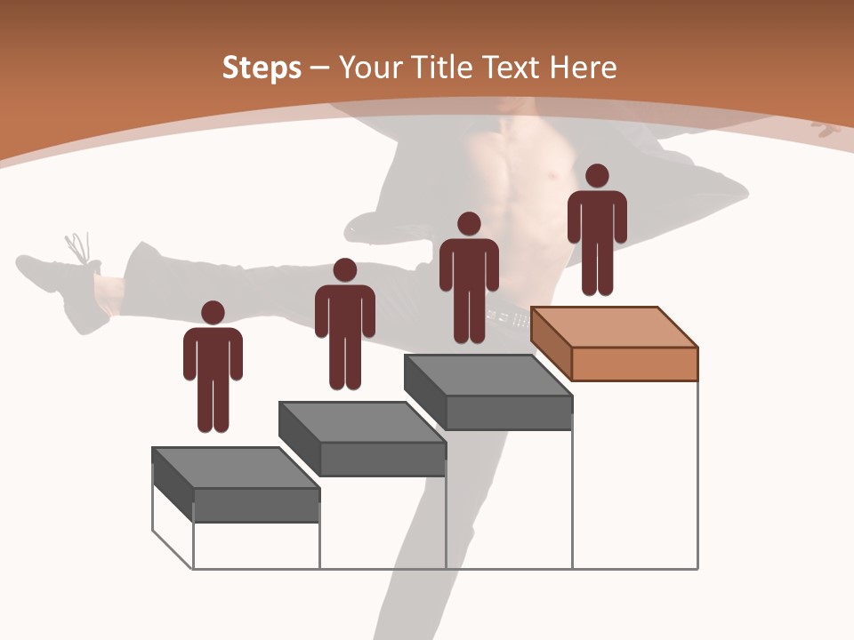 Man Businessman Performer PowerPoint Template