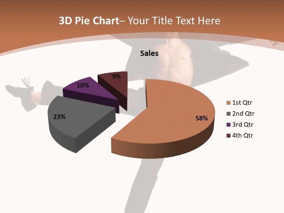 Man Businessman Performer PowerPoint Template