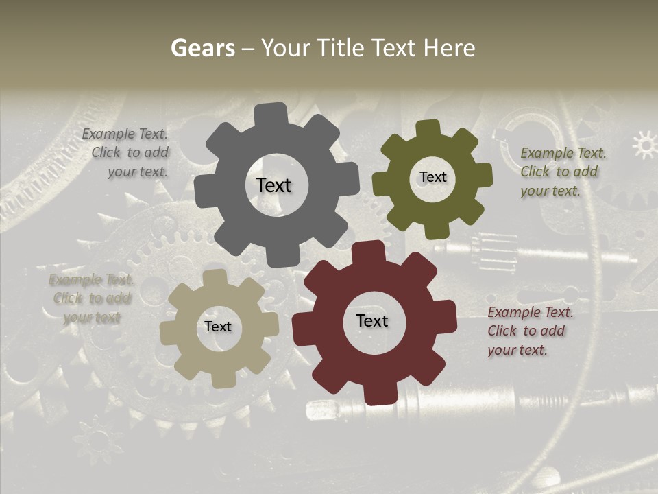 Machine Ancient Machinery PowerPoint Template