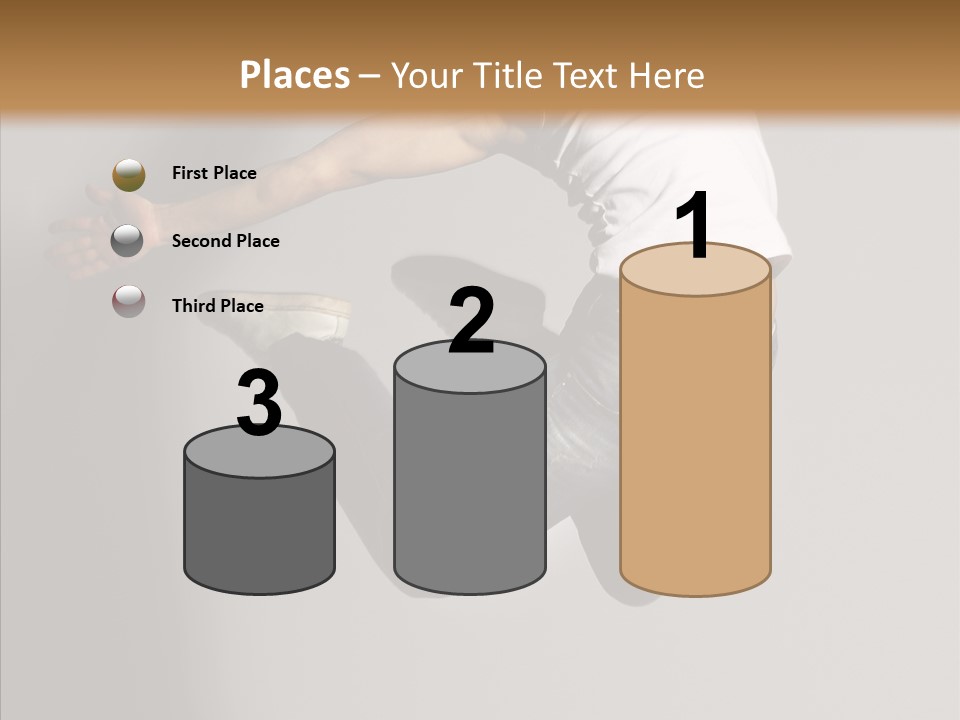 Young Beautiful Aerobics PowerPoint Template