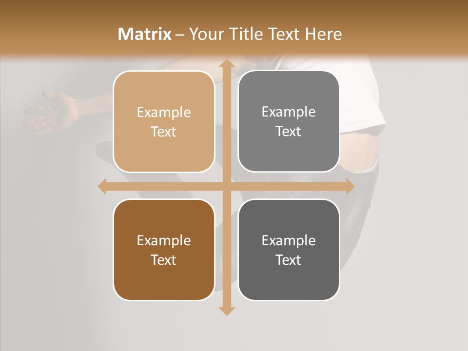 Young Beautiful Aerobics PowerPoint Template