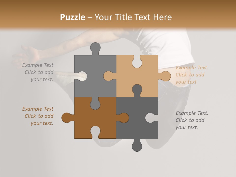 Young Beautiful Aerobics PowerPoint Template