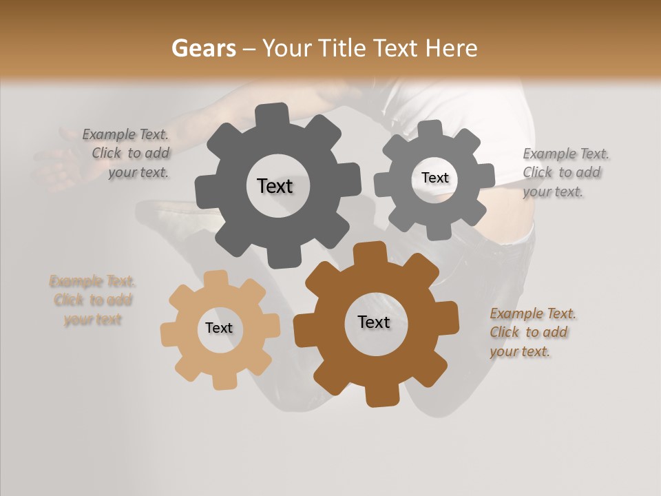 Young Beautiful Aerobics PowerPoint Template